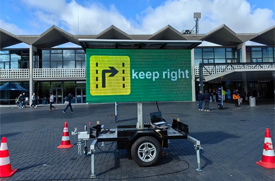 350vip浦京光电亮相荷兰交通展